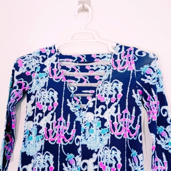 Lilly Pulitzer Monkey Navy Ophelia Swing‎ Dress - Picture 6 of 6